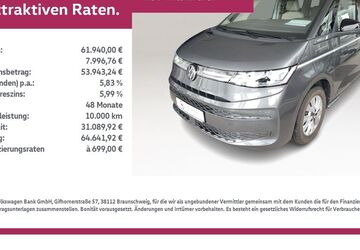 VW T7 Multivan 22.990 km 61.940 &euro; Miesbach 83714